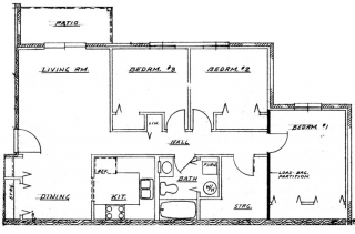 Cedar Grove Phase I - 3 Bedroom Unit
