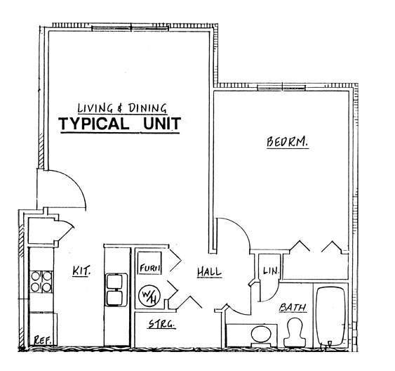 Northside Phase II - 1 Bedroom Unit