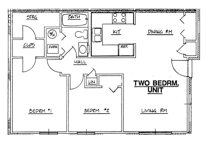 Northside Phase II - 2 Bedroom Unit