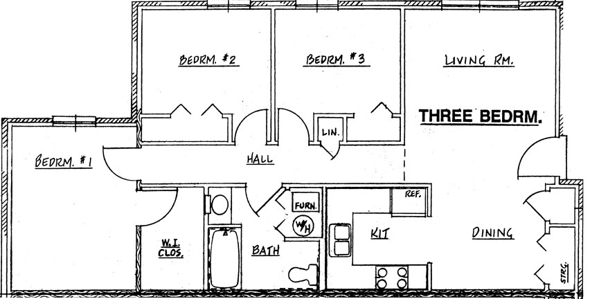 Northside Phase II - 3 Bedroom Unit
