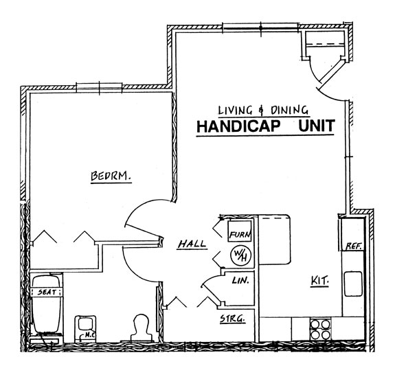 Northside Phase II - 1 Bedroom Handicap Unit
