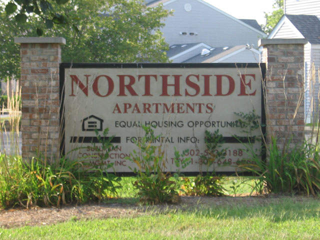 Northside Apartments Sign